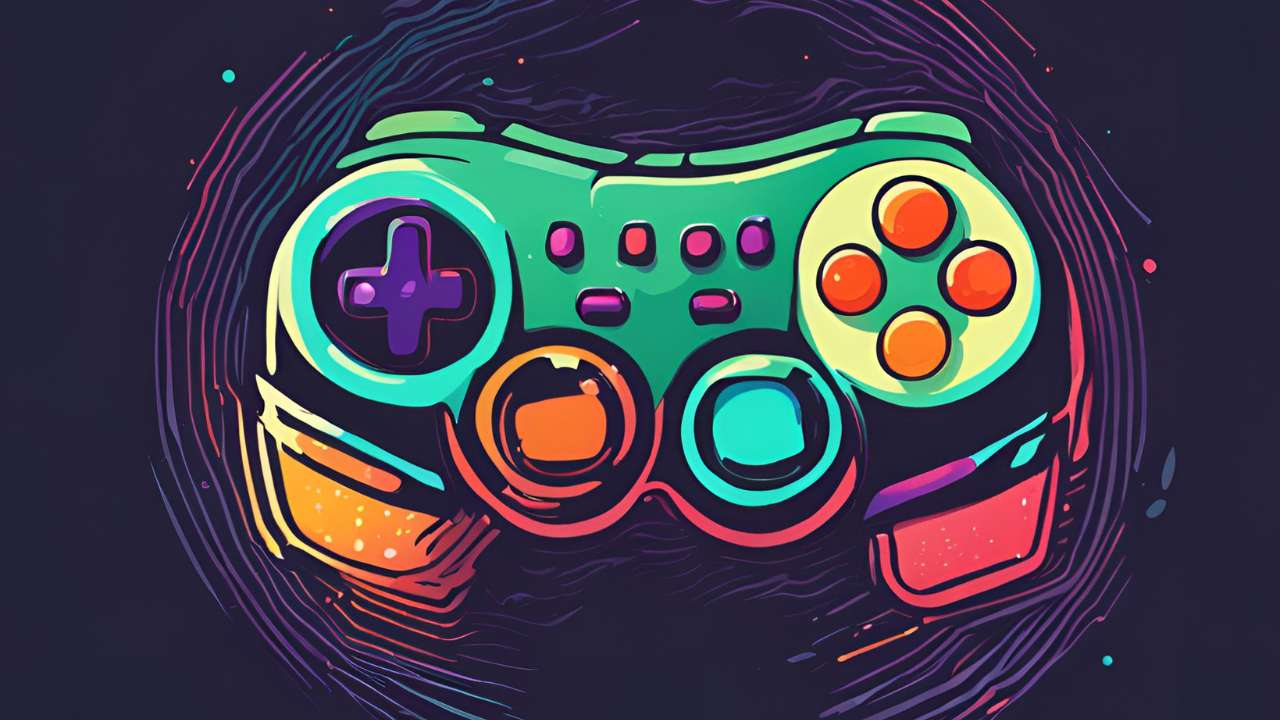 an illustration of a gamepad